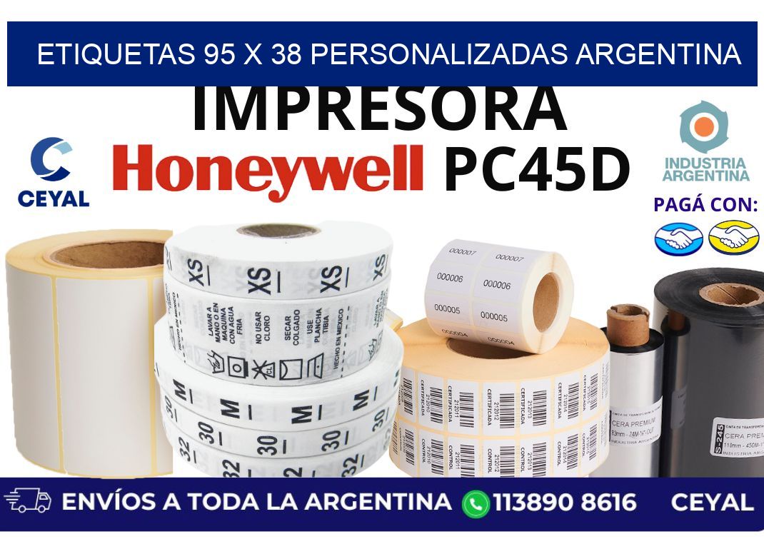 etiquetas 95 x 38 personalizadas argentina