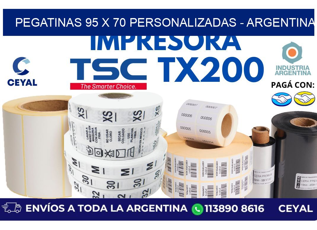 pegatinas 95 x 70 personalizadas – Argentina