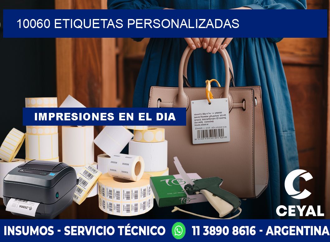 10060 Etiquetas personalizadas