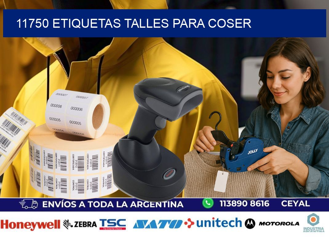 11750 ETIQUETAS TALLES PARA COSER