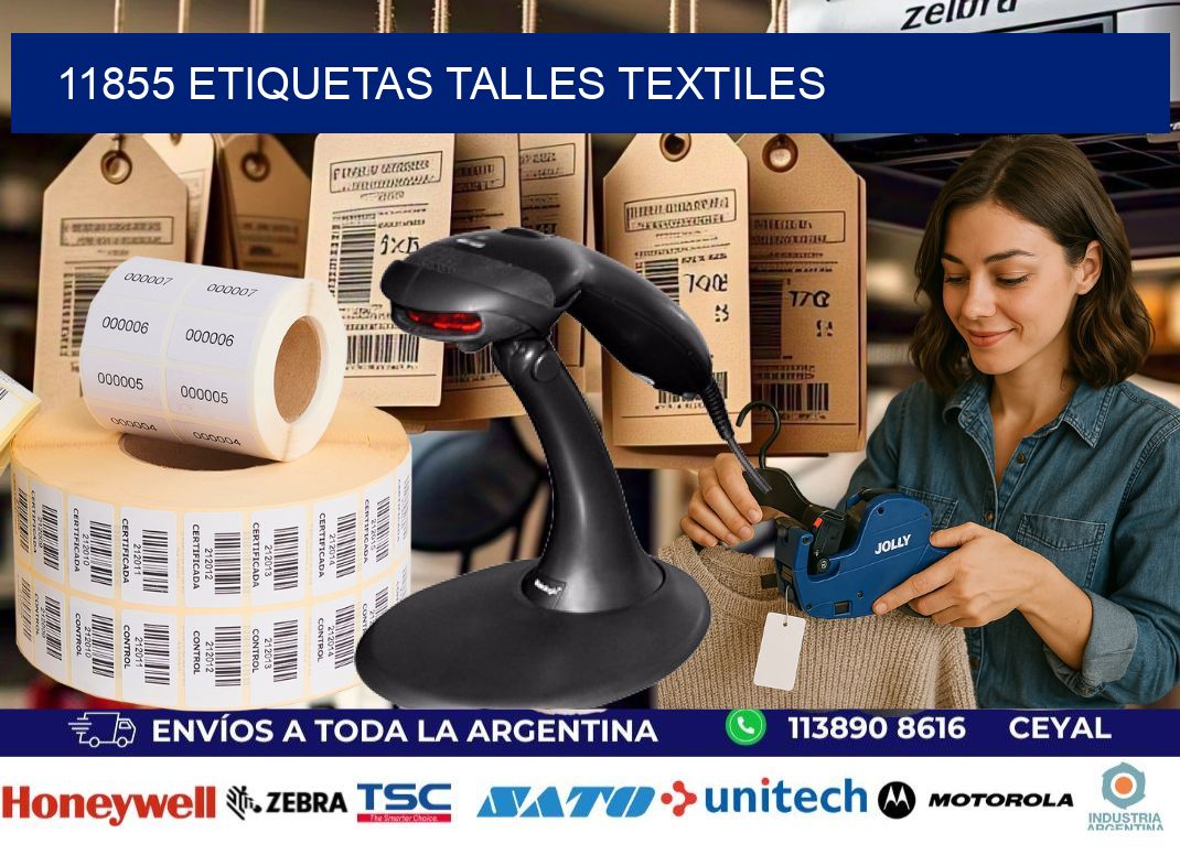 11855 ETIQUETAS TALLES TEXTILES