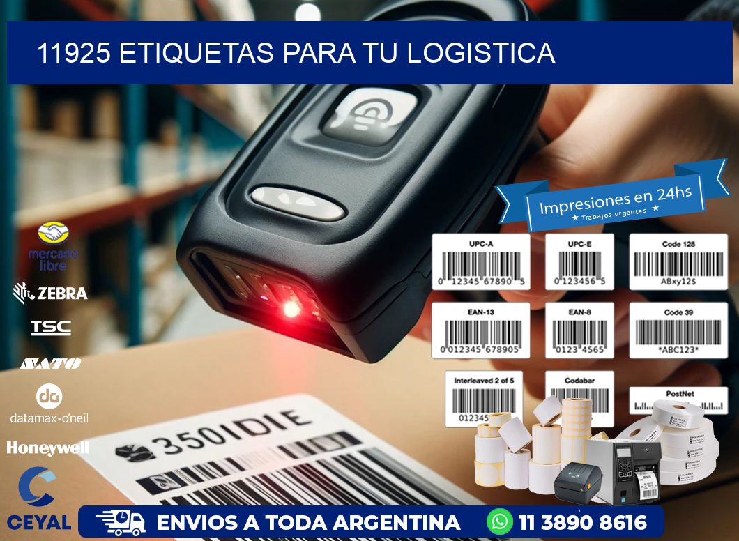 11925 etiquetas para tu logistica
