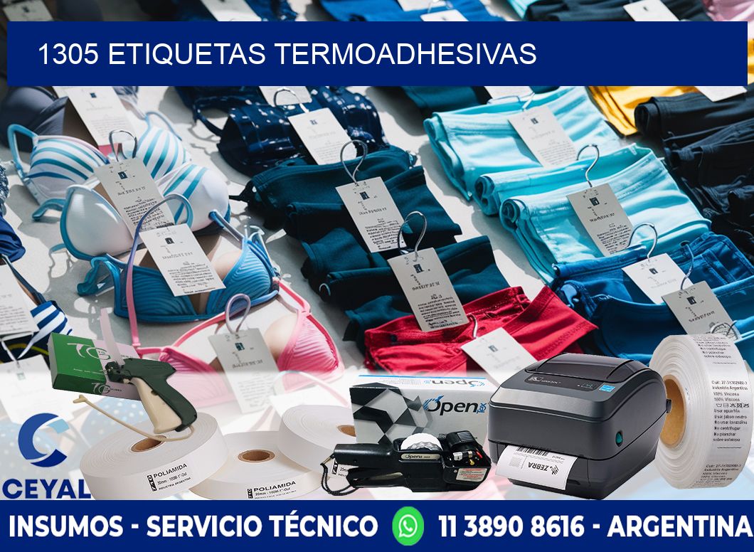 1305 etiquetas termoadhesivas