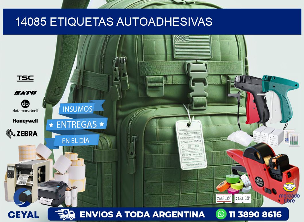 14085 etiquetas autoadhesivas