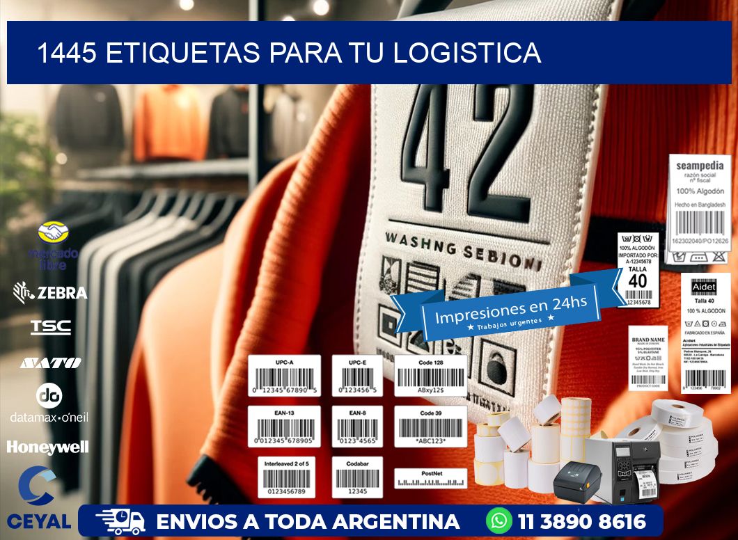 1445 etiquetas para tu logistica