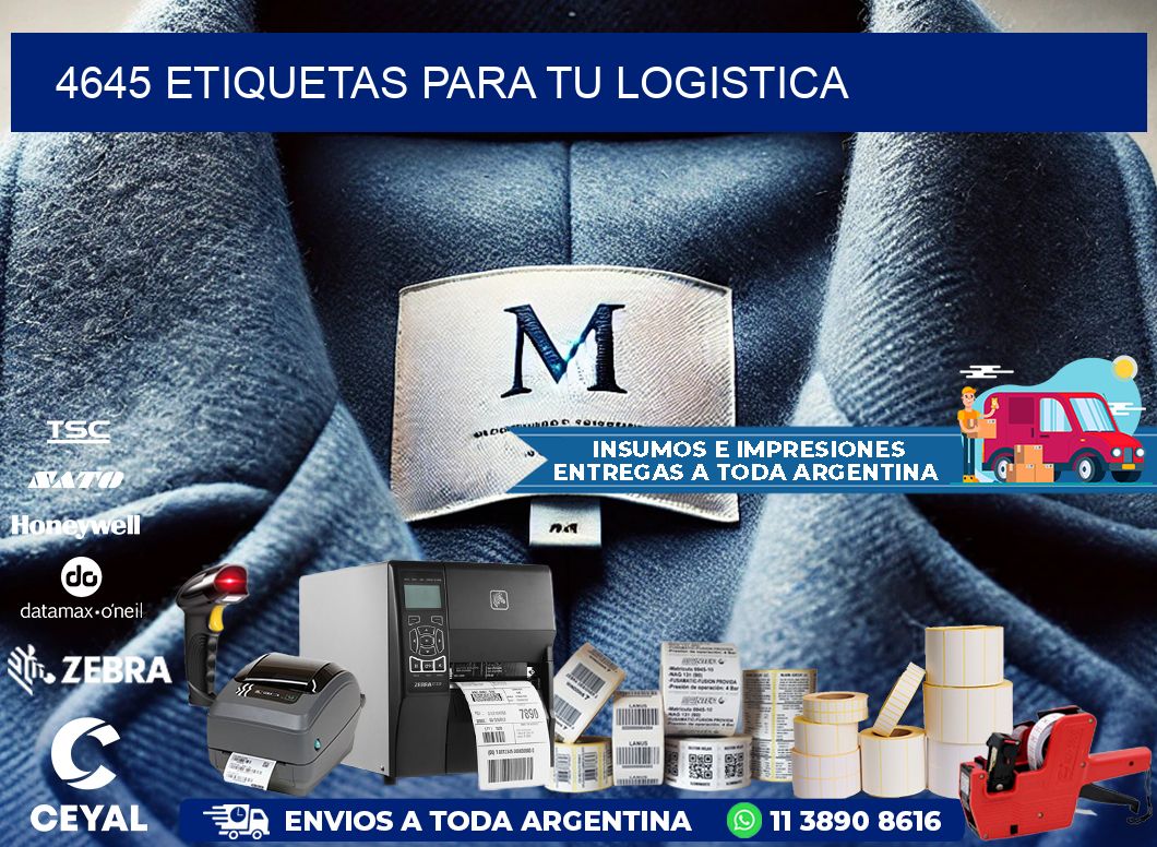 4645 etiquetas para tu logistica