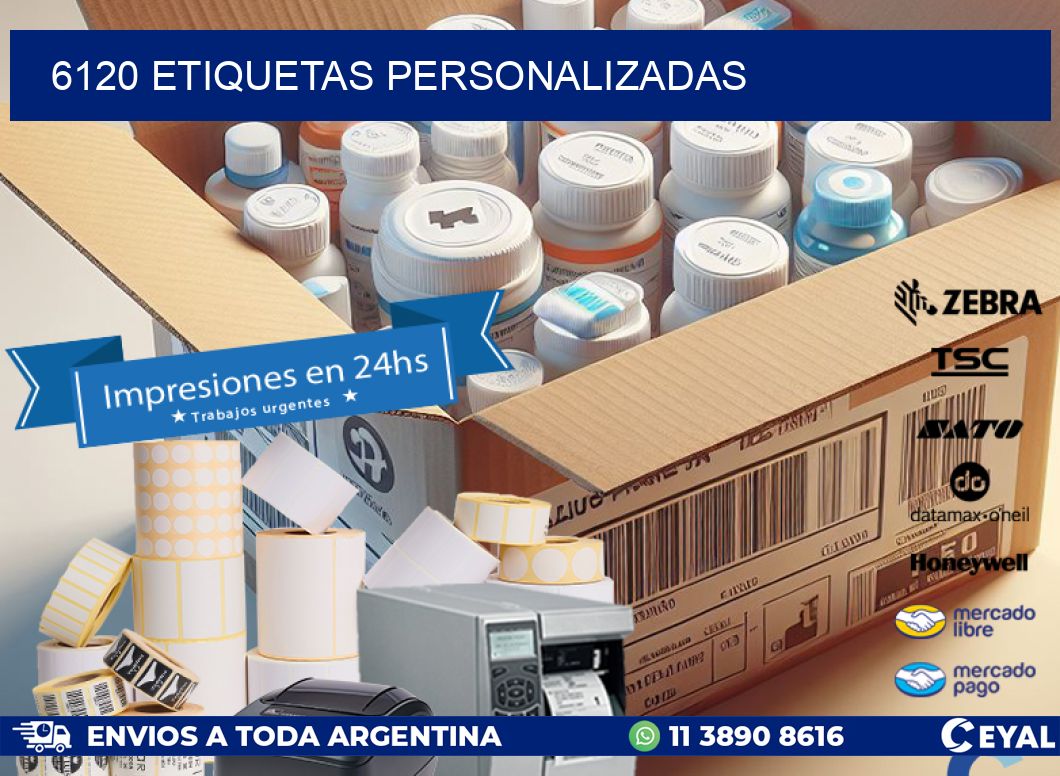 6120 Etiquetas personalizadas