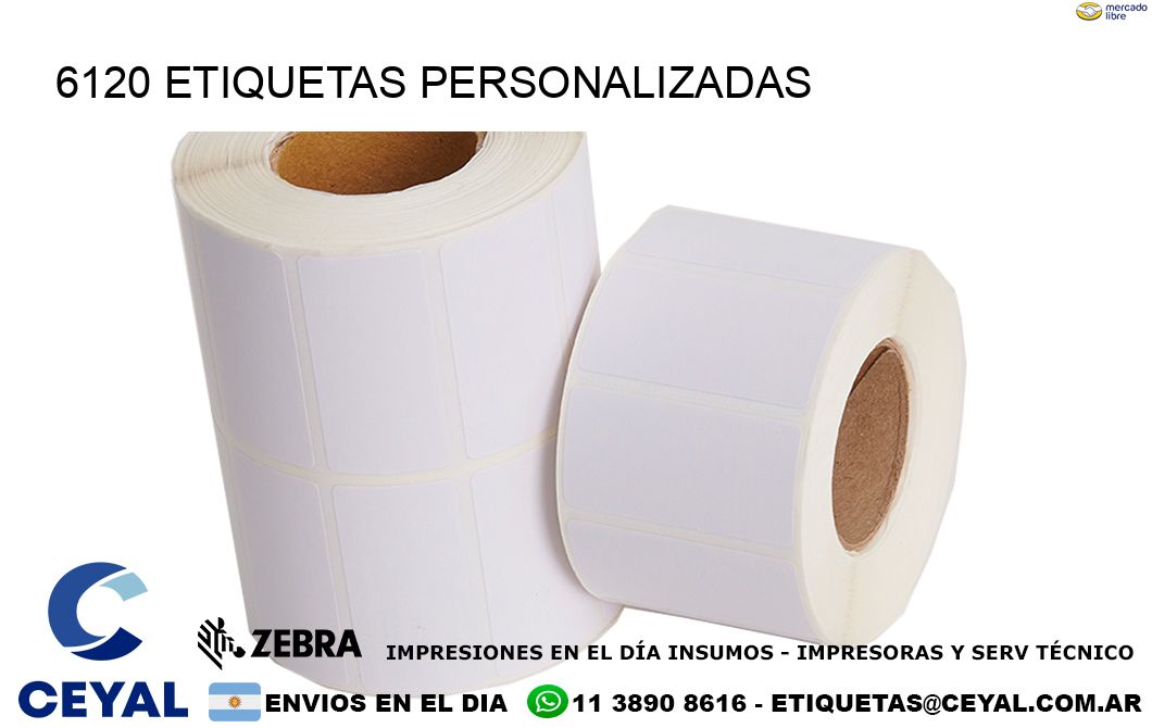 6120 Etiquetas personalizadas