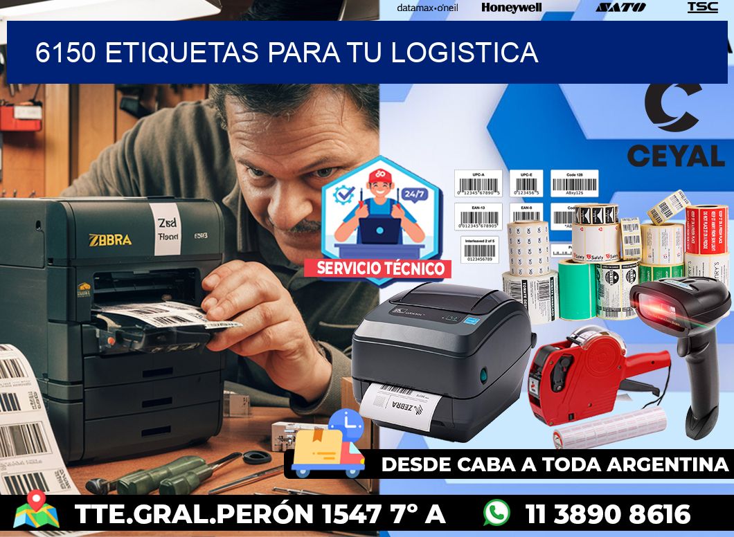 6150 etiquetas para tu logistica