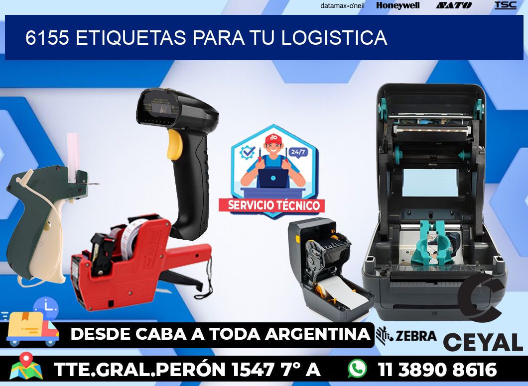 6155 etiquetas para tu logistica