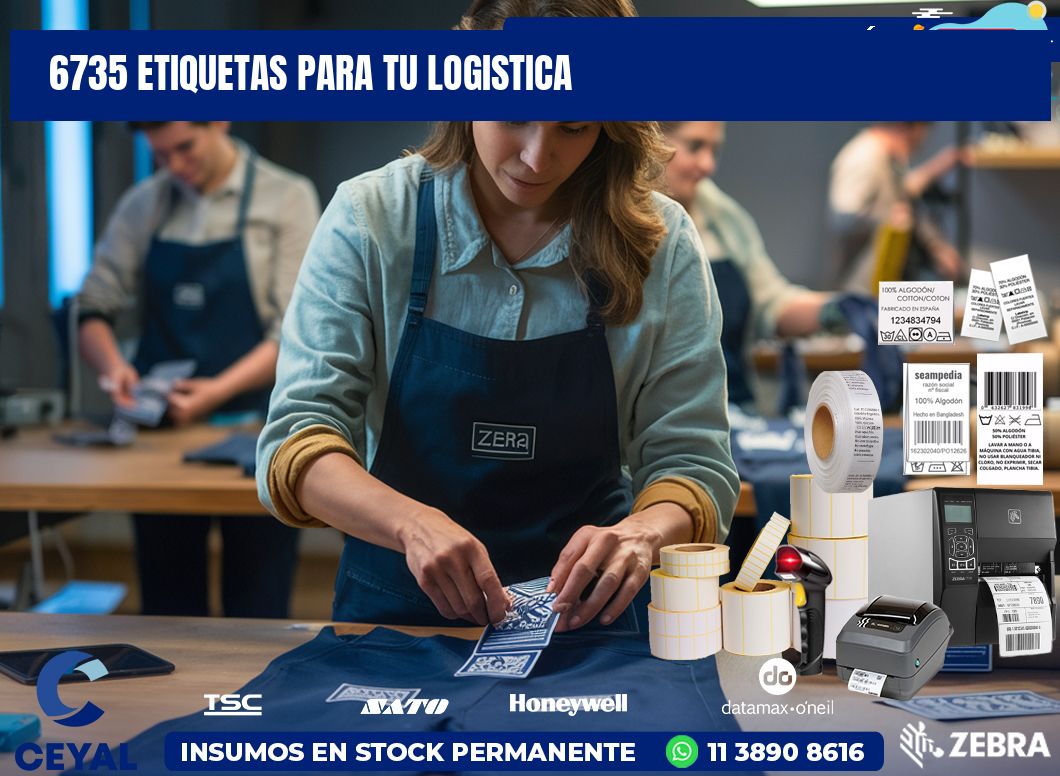 6735 etiquetas para tu logistica