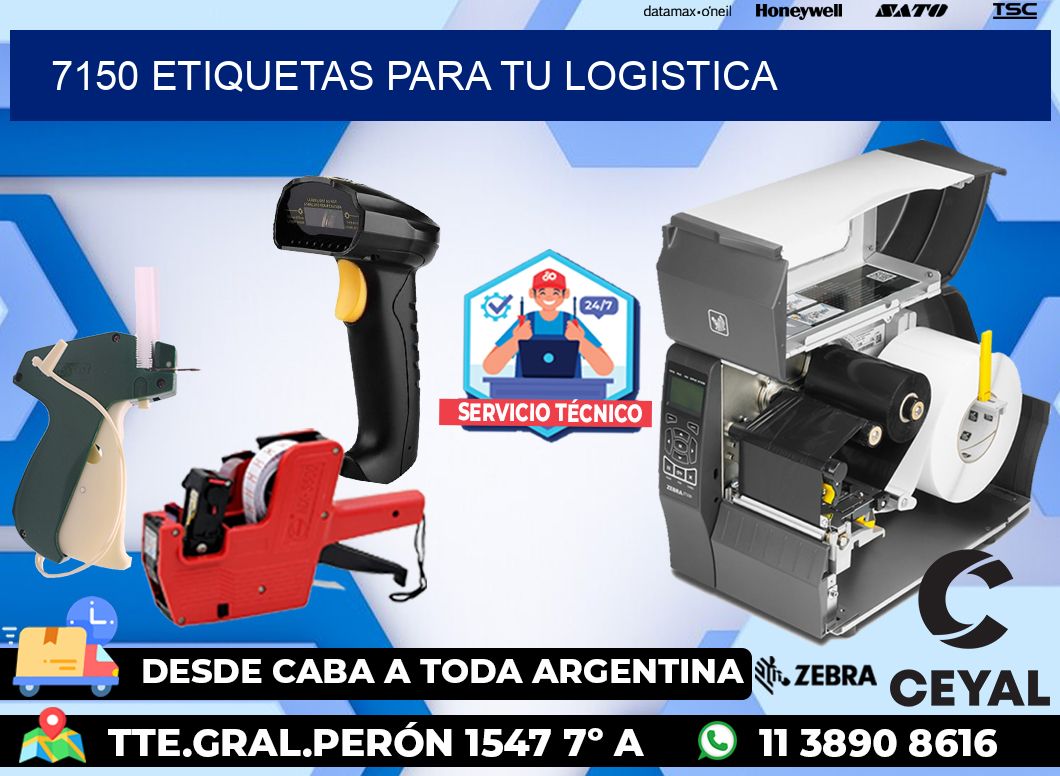7150 etiquetas para tu logistica