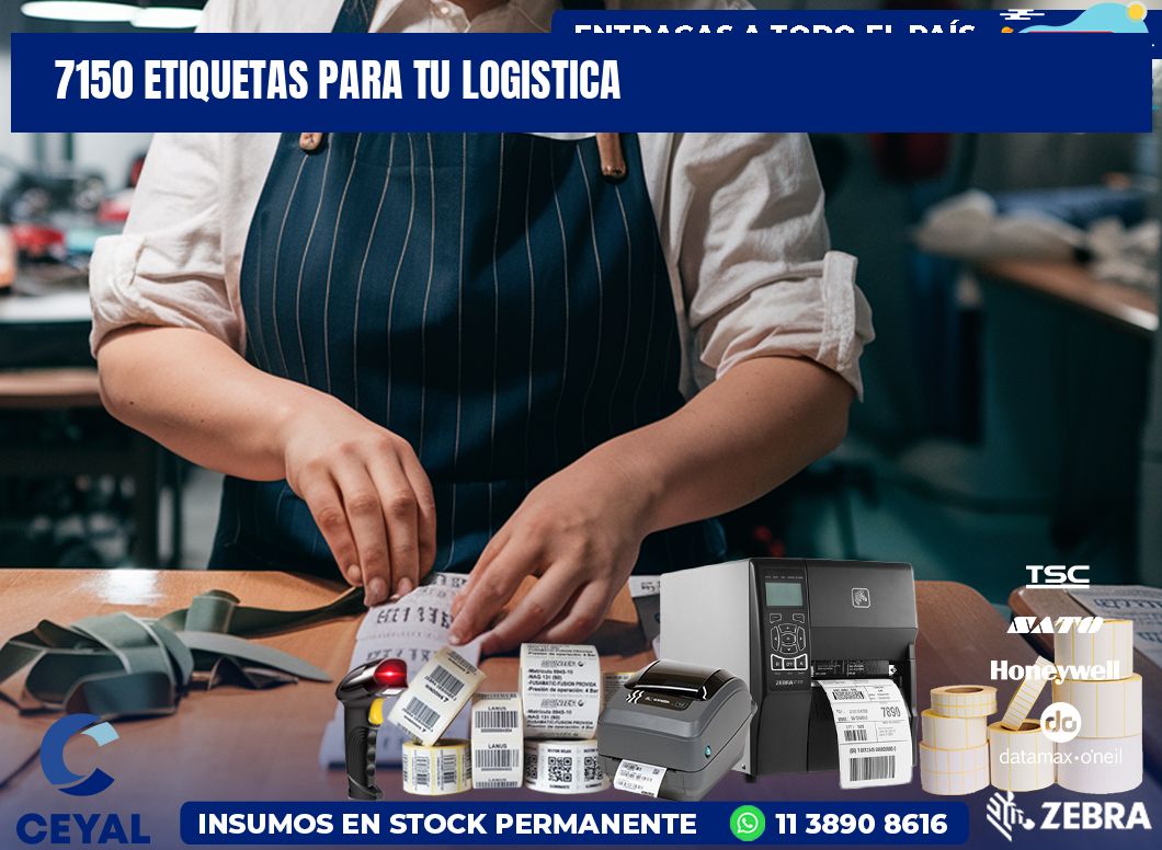 7150 etiquetas para tu logistica