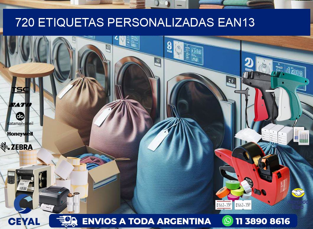 720 Etiquetas personalizadas ean13