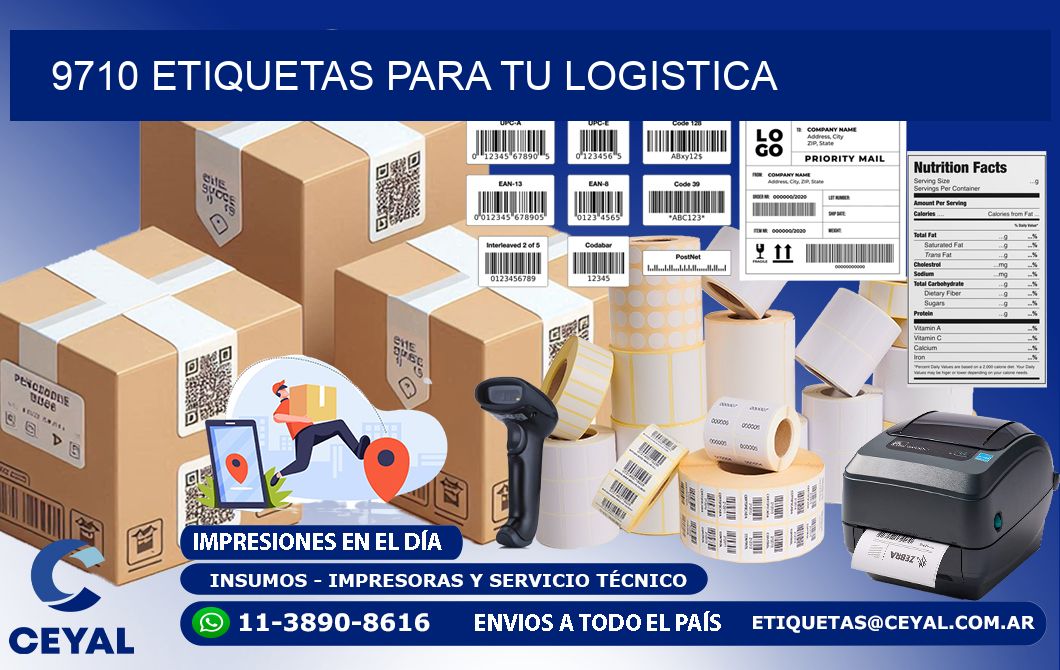 9710 etiquetas para tu logistica