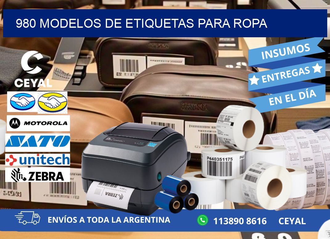 980 Modelos de etiquetas para ropa