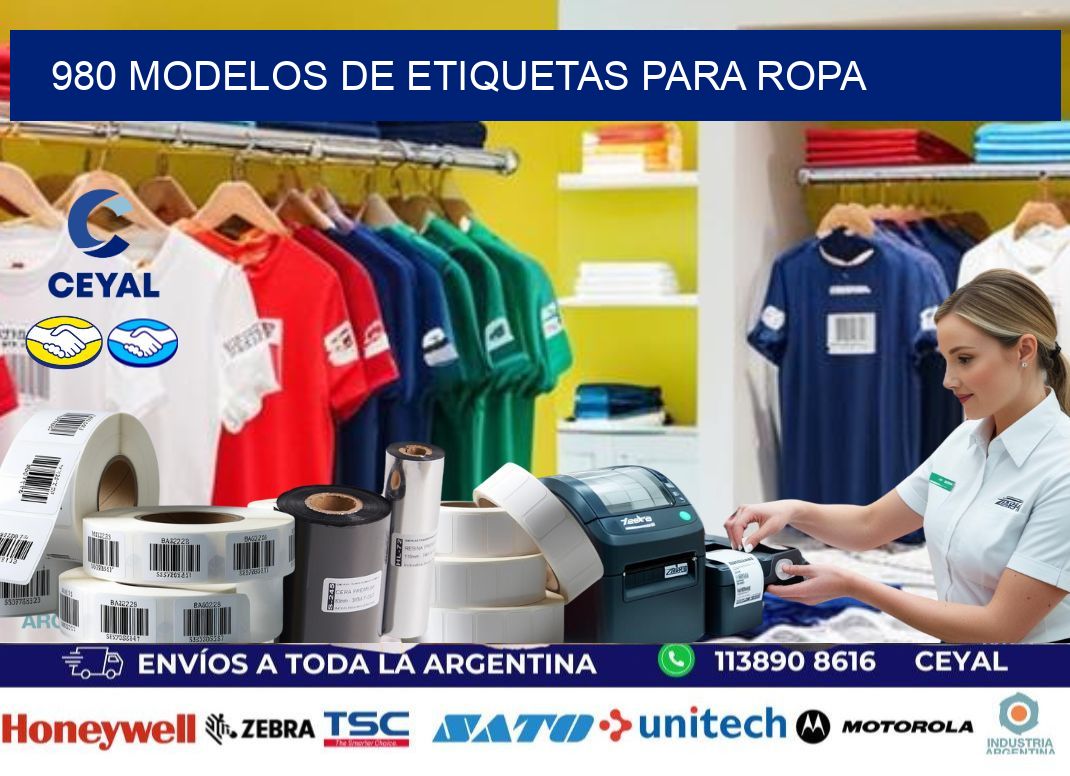 980 Modelos de etiquetas para ropa