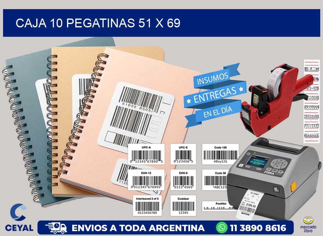 CAJA 10 PEGATINAS 51 x 69