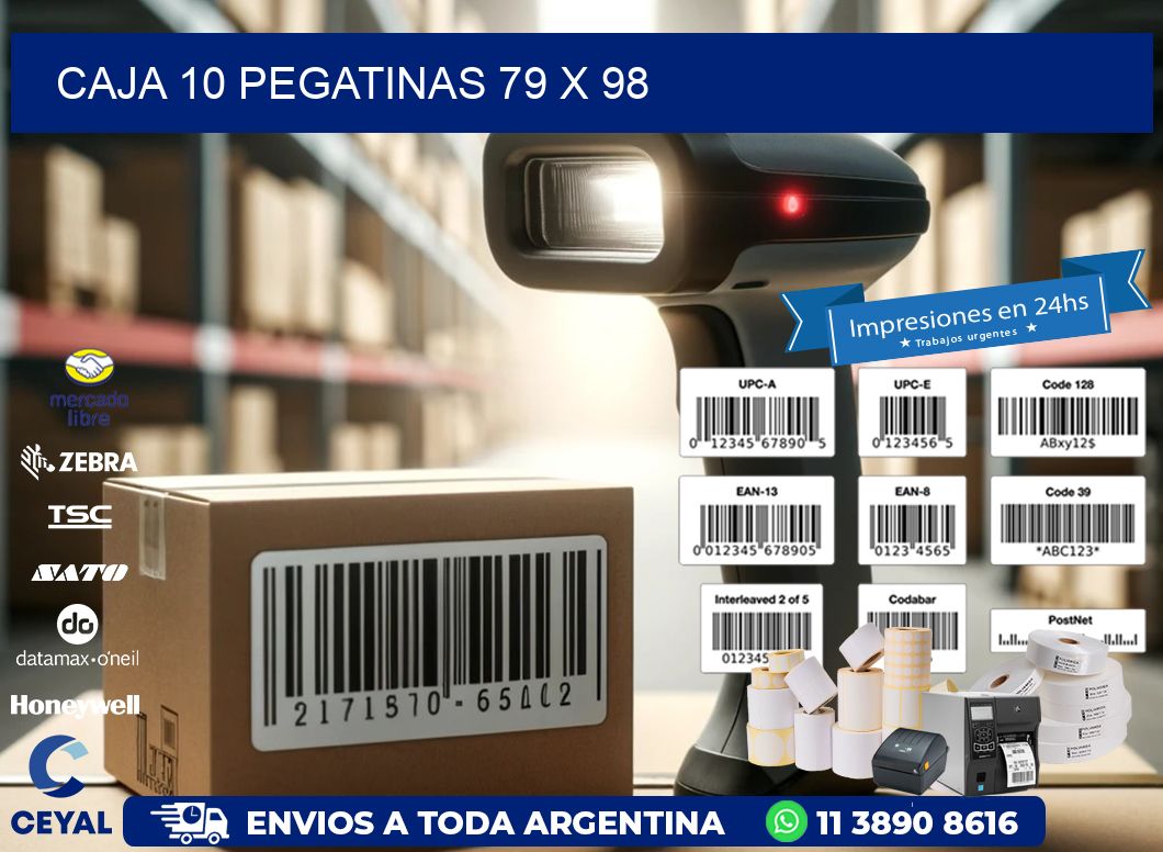 CAJA 10 PEGATINAS 79 x 98