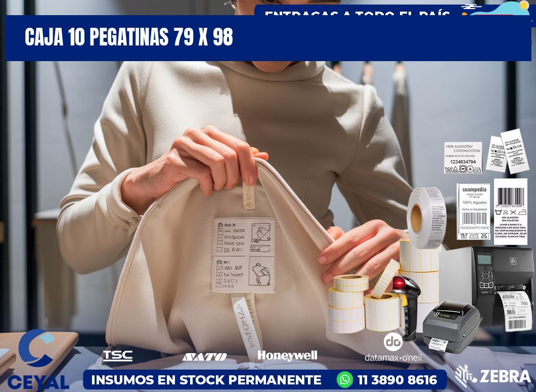 CAJA 10 PEGATINAS 79 x 98