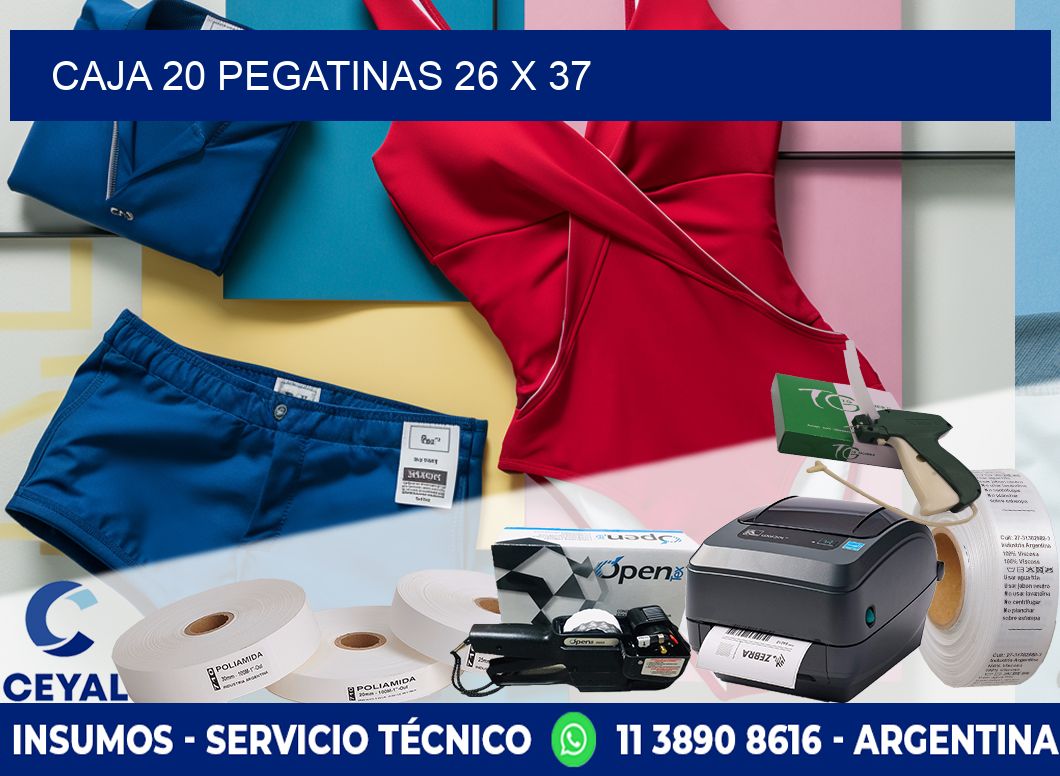 CAJA 20 PEGATINAS 26 x 37