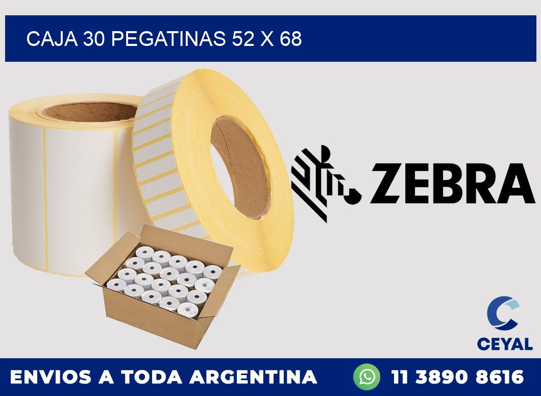 CAJA 30 PEGATINAS 52 x 68