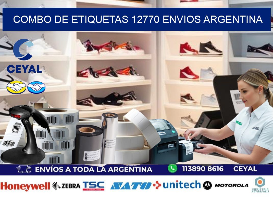 Combo de etiquetas 12770 ENVIOS ARGENTINA