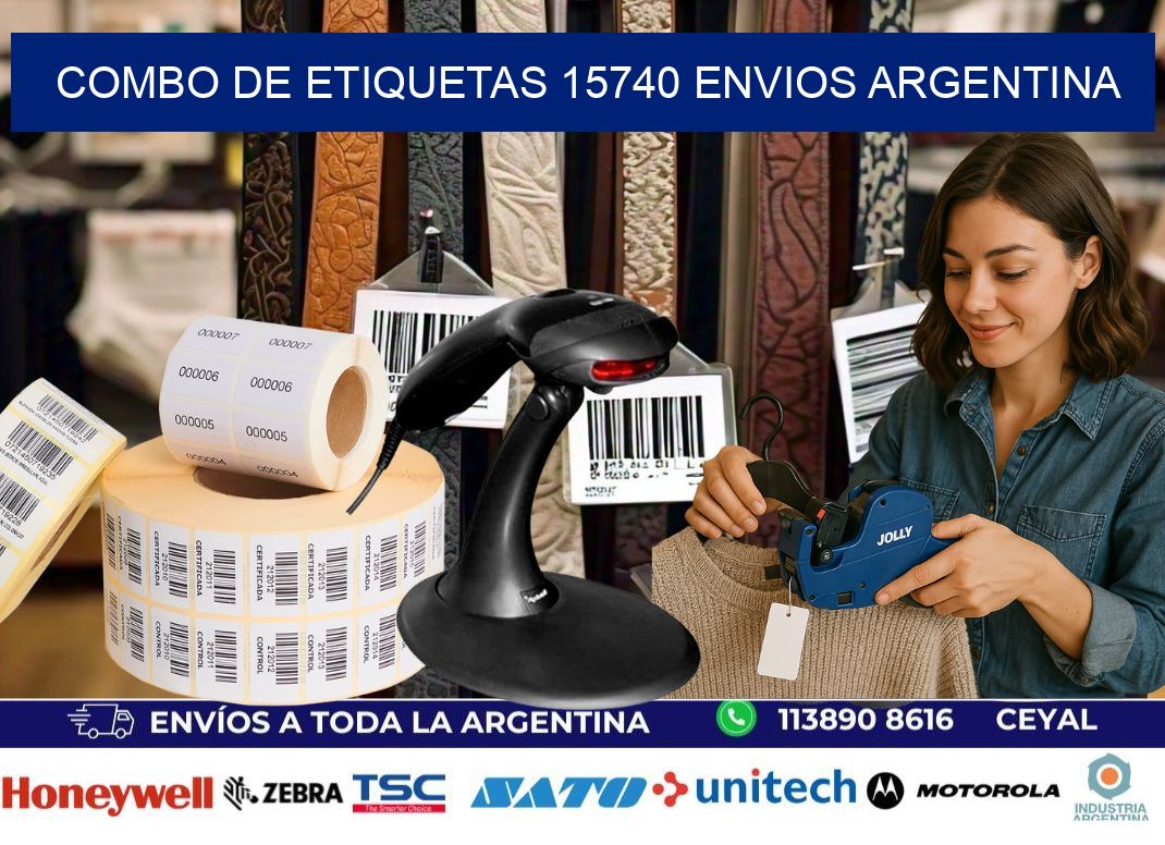 Combo de etiquetas 15740 ENVIOS ARGENTINA