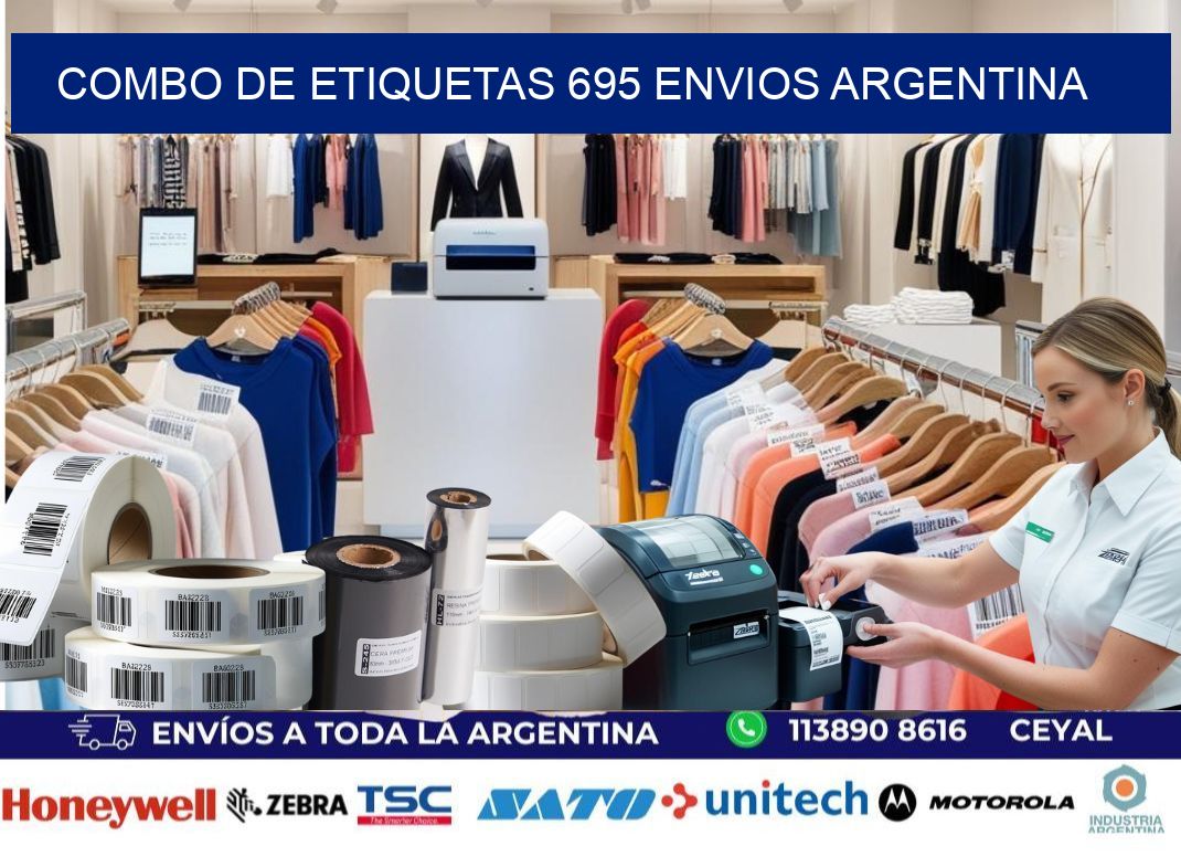 Combo de etiquetas 695 ENVIOS ARGENTINA