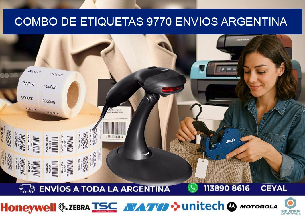 Combo de etiquetas 9770 ENVIOS ARGENTINA