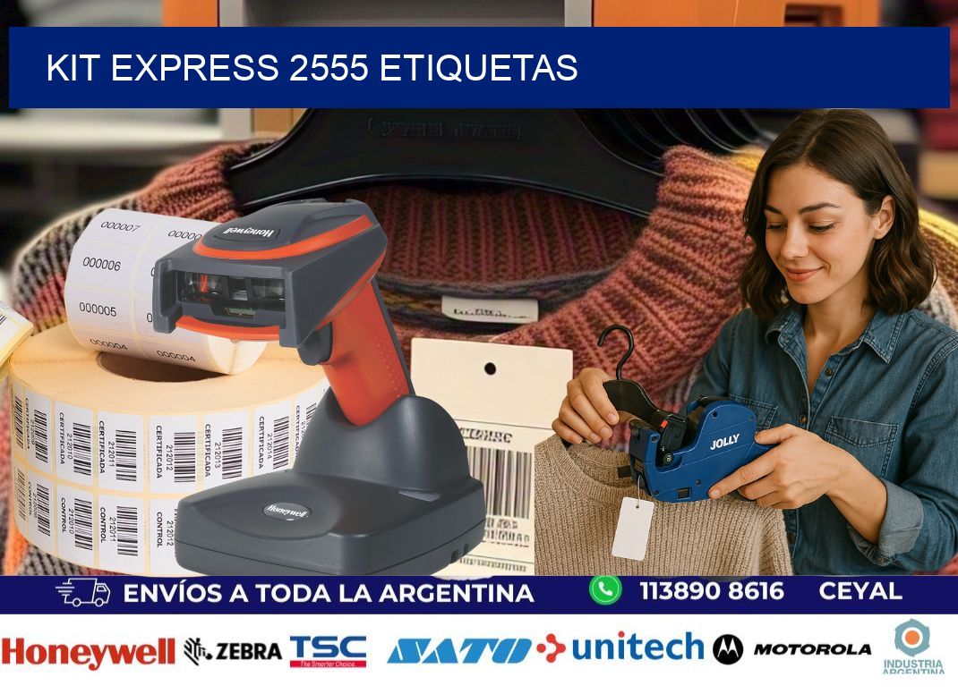 Kit express 2555 etiquetas