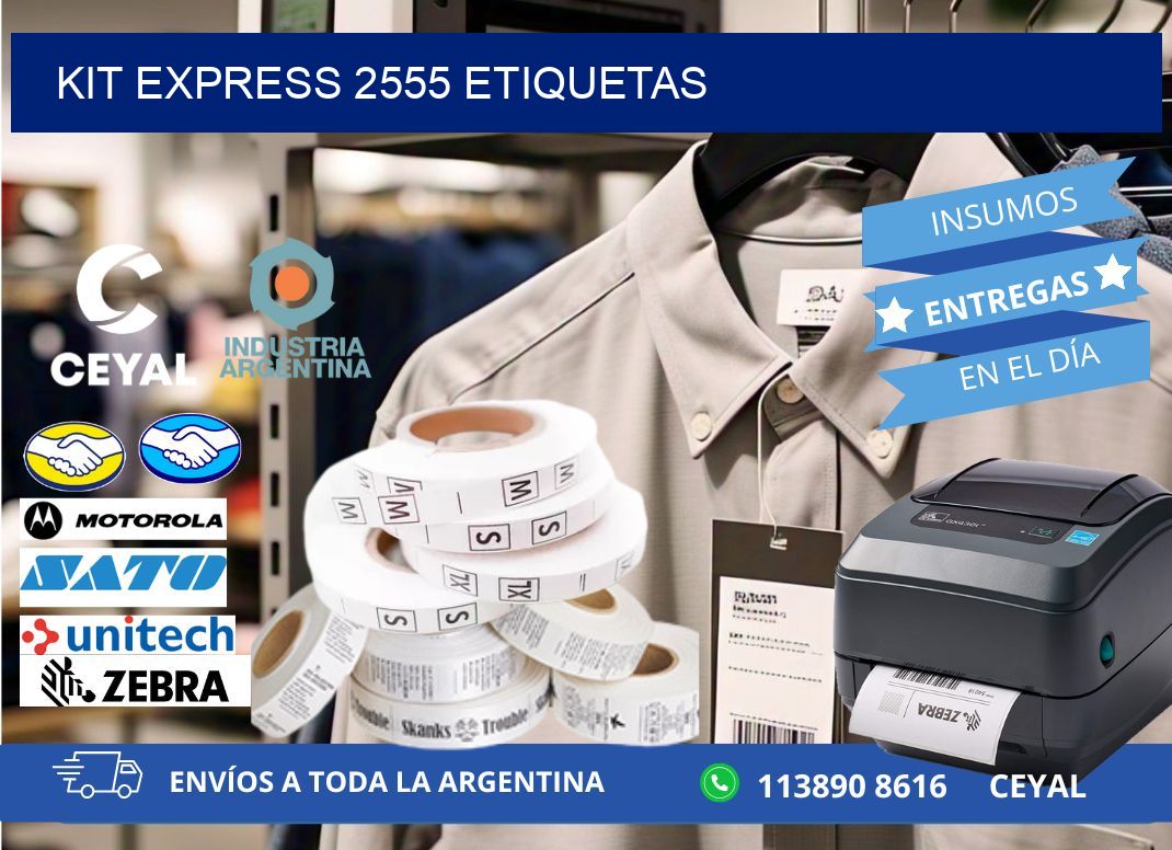 Kit express 2555 etiquetas