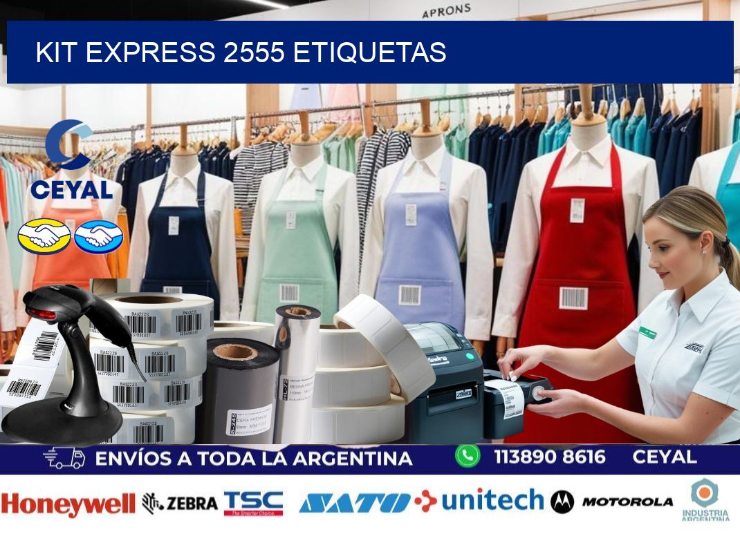 Kit express 2555 etiquetas