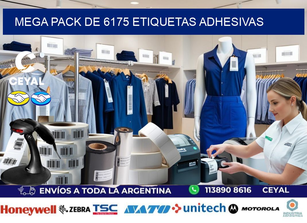 Mega pack de 6175 etiquetas adhesivas