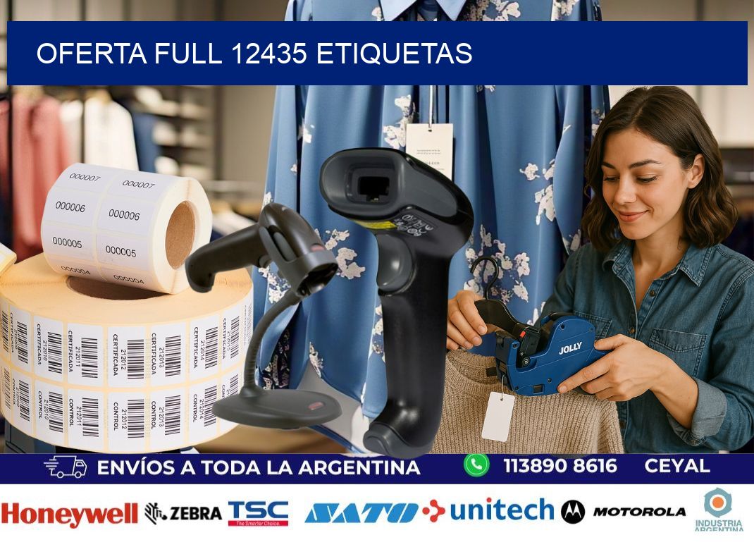 Oferta full 12435 etiquetas