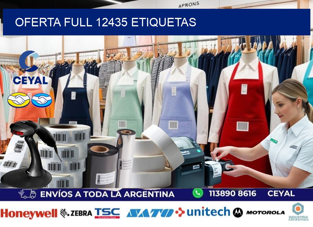 Oferta full 12435 etiquetas