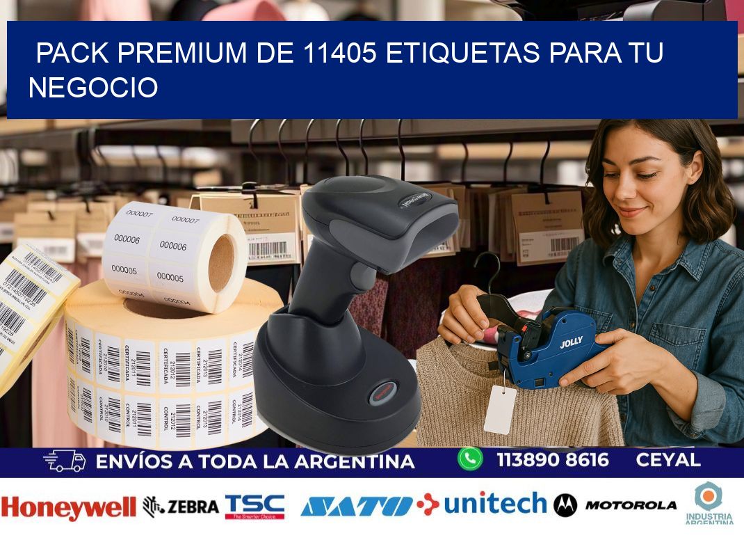 Pack premium de 11405 etiquetas para tu negocio