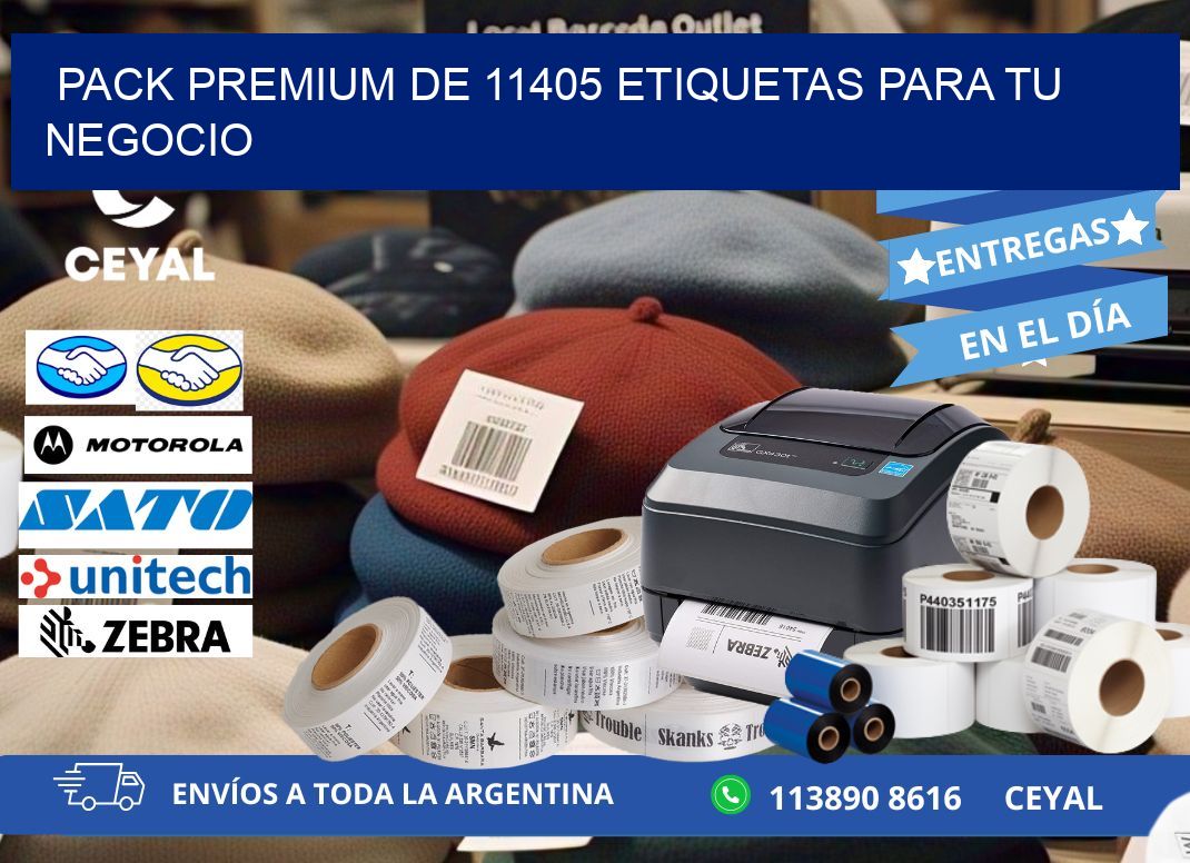 Pack premium de 11405 etiquetas para tu negocio