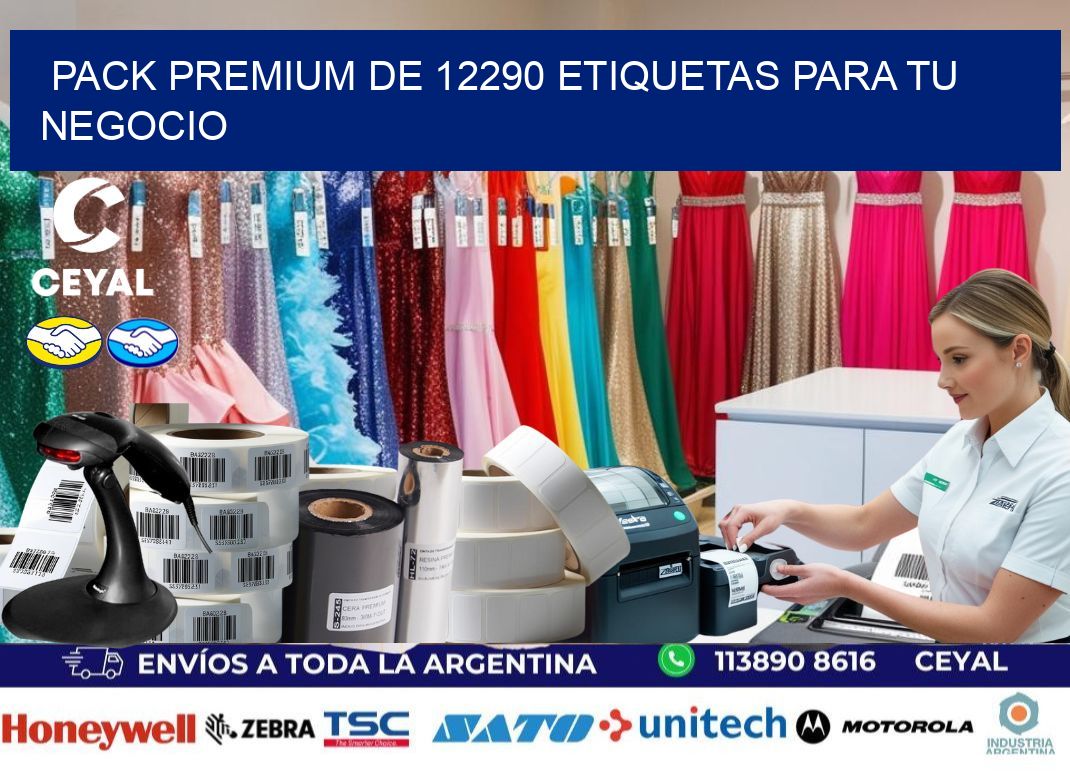 Pack premium de 12290 etiquetas para tu negocio