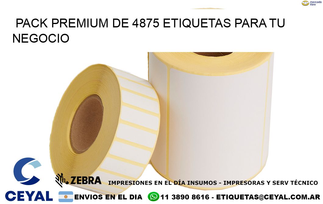 Pack premium de 4875 etiquetas para tu negocio