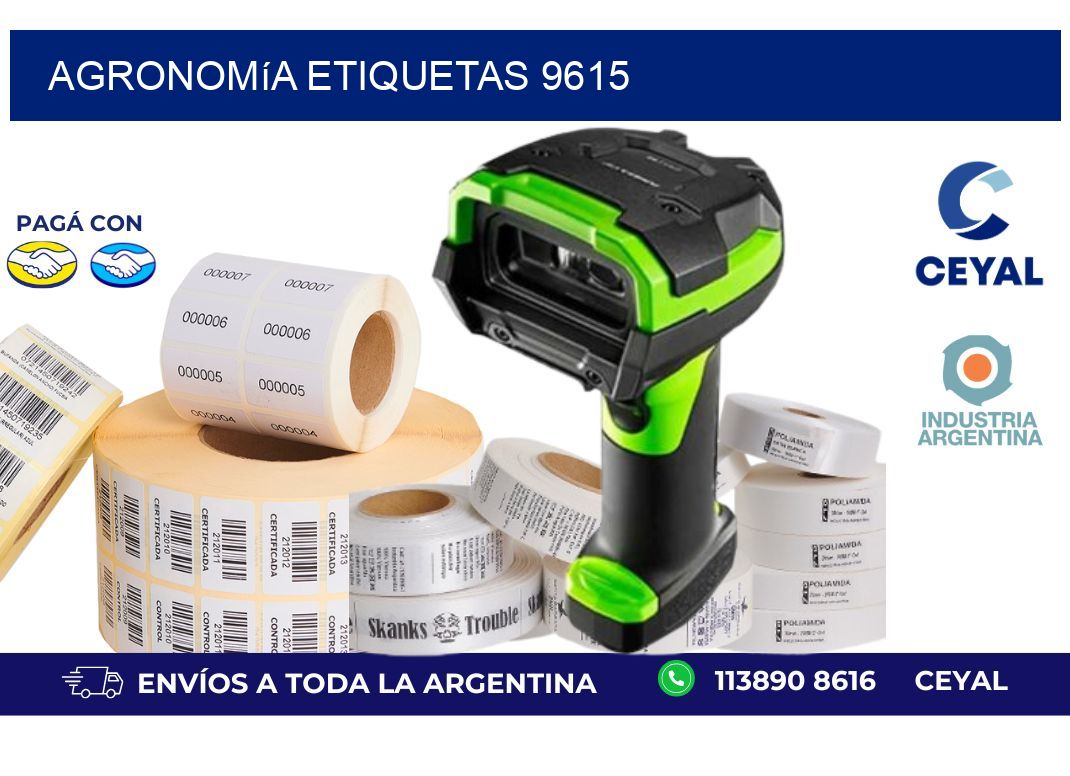 Agronomía etiquetas 9615