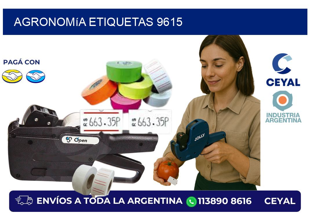 Agronomía etiquetas 9615