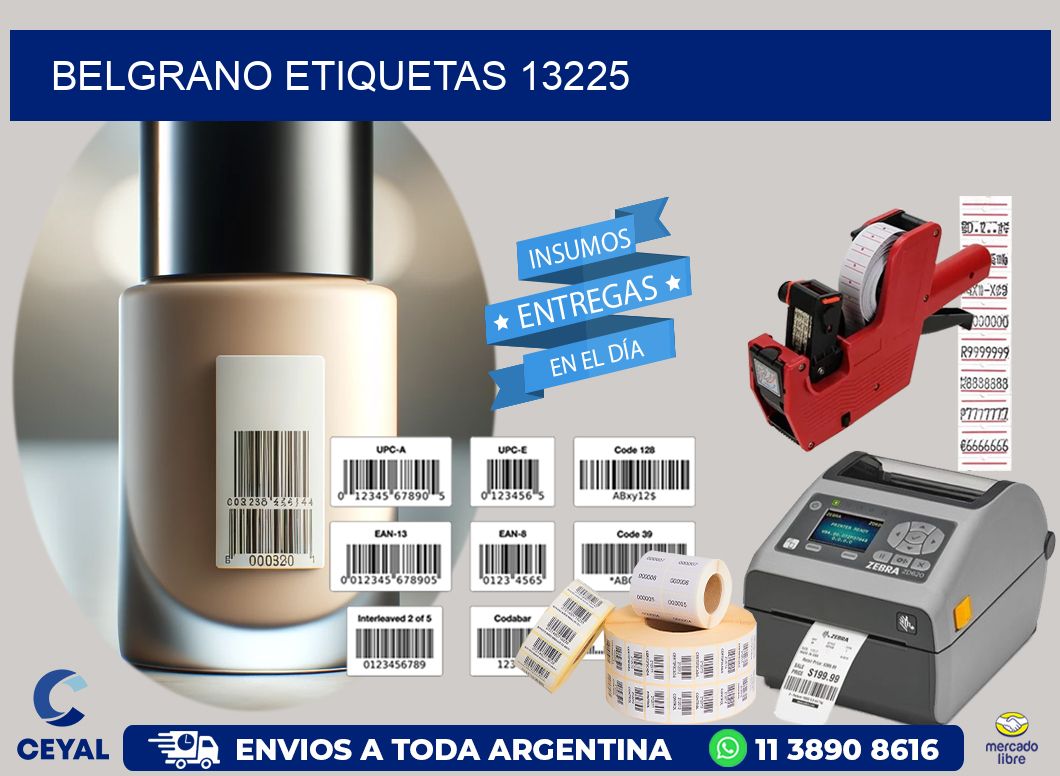 Belgrano etiquetas 13225