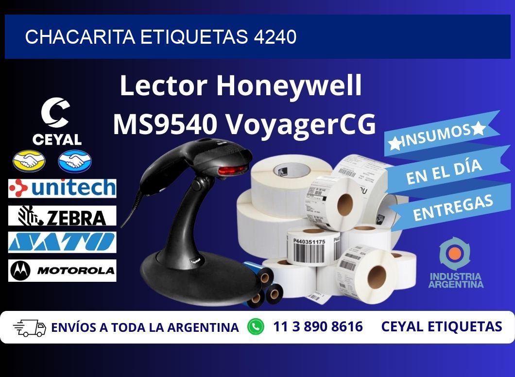 Chacarita etiquetas 4240