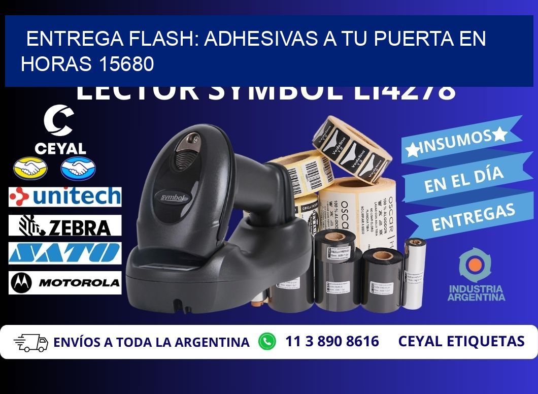 Entrega Flash: Adhesivas A Tu Puerta en Horas 15680