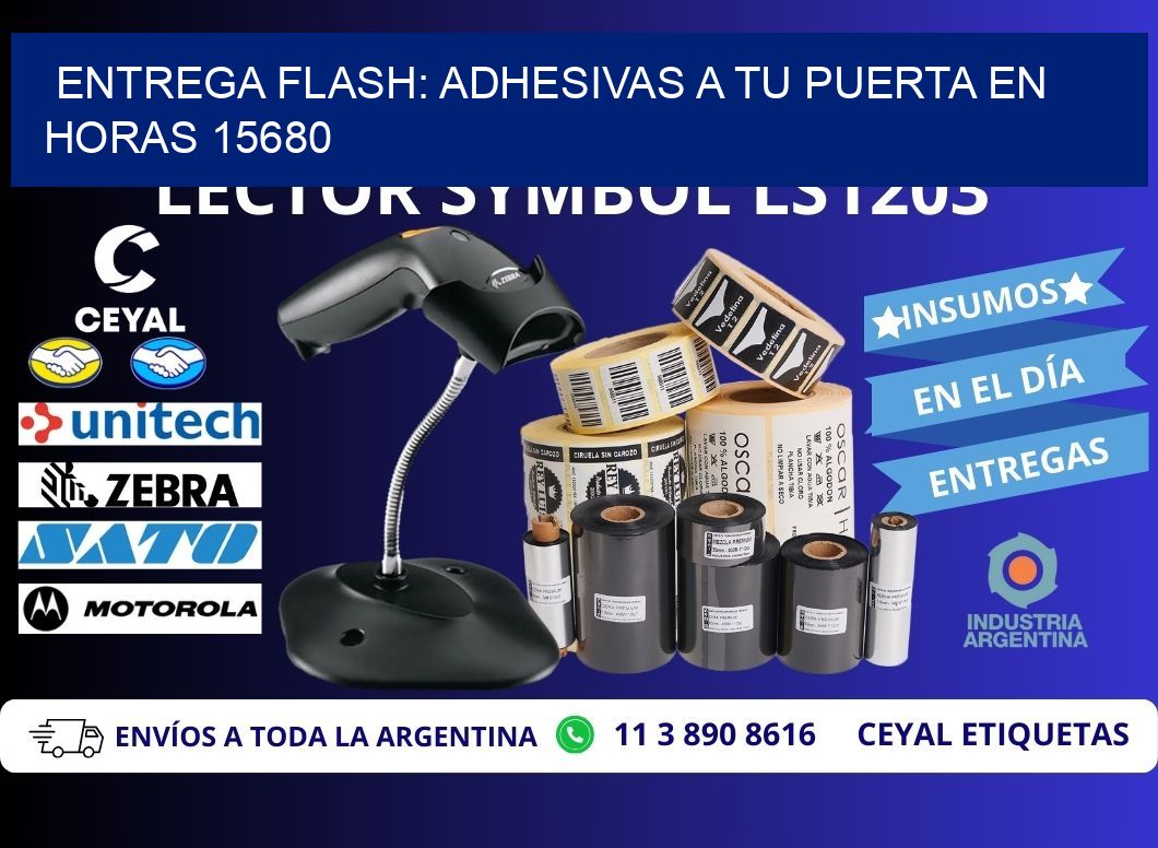 Entrega Flash: Adhesivas A Tu Puerta en Horas 15680