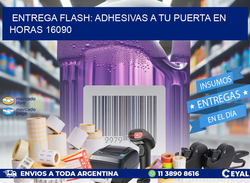 Entrega Flash: Adhesivas A Tu Puerta en Horas 16090