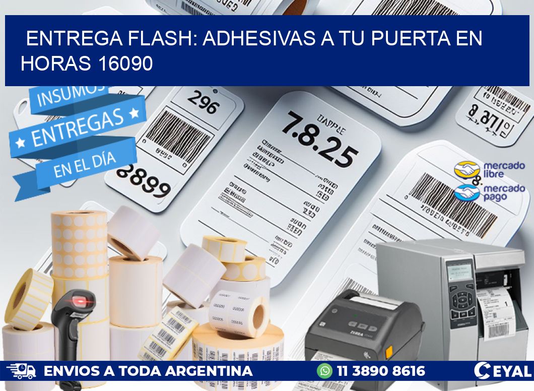 Entrega Flash: Adhesivas A Tu Puerta en Horas 16090