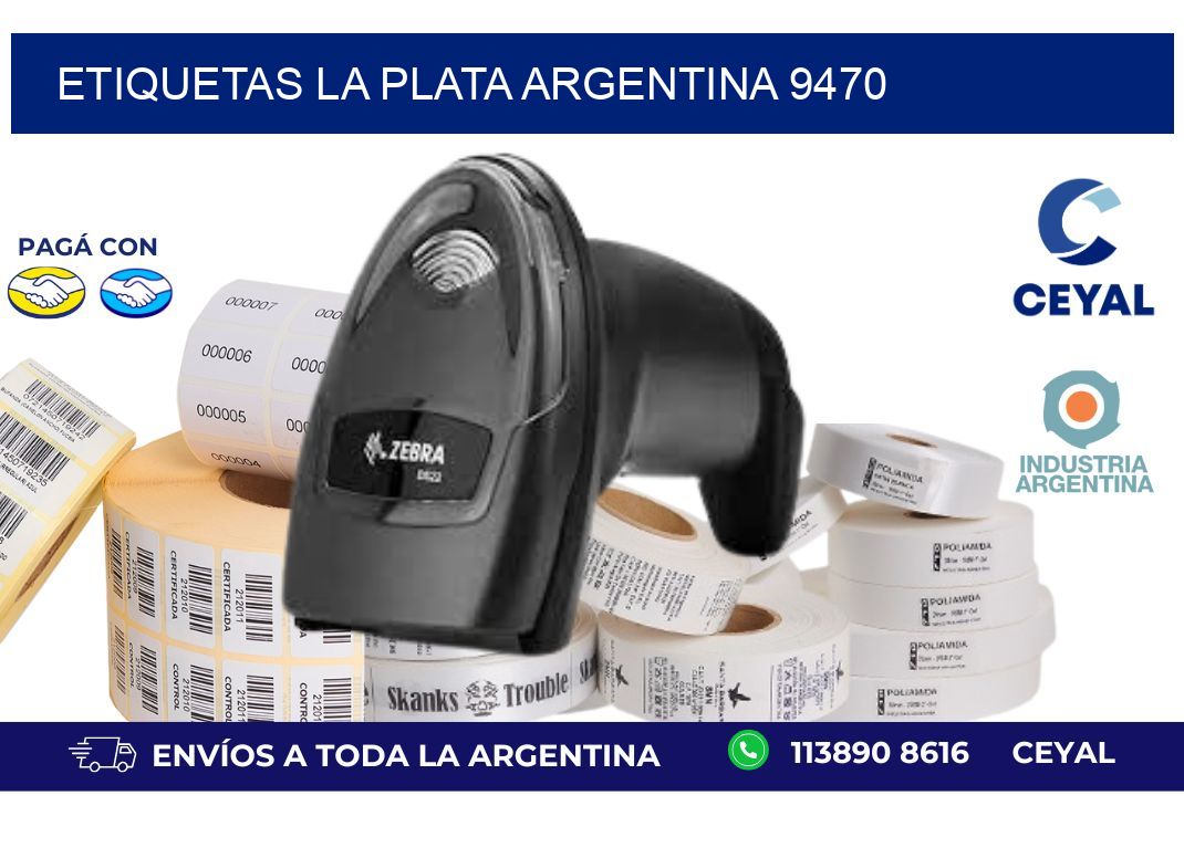 Etiquetas La Plata Argentina 9470