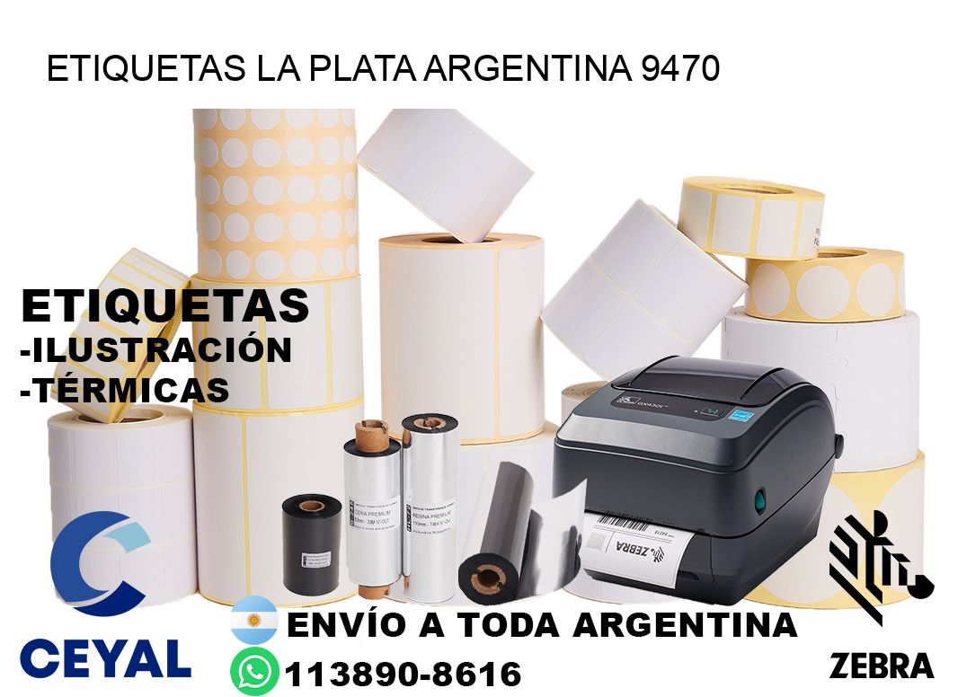 Etiquetas La Plata Argentina 9470
